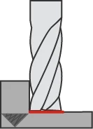 Сверло спиральное из карбида для алюминия HRC55