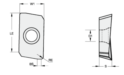 Пластина твердосплавная фрезерная APMT1135PDER-M YC6570