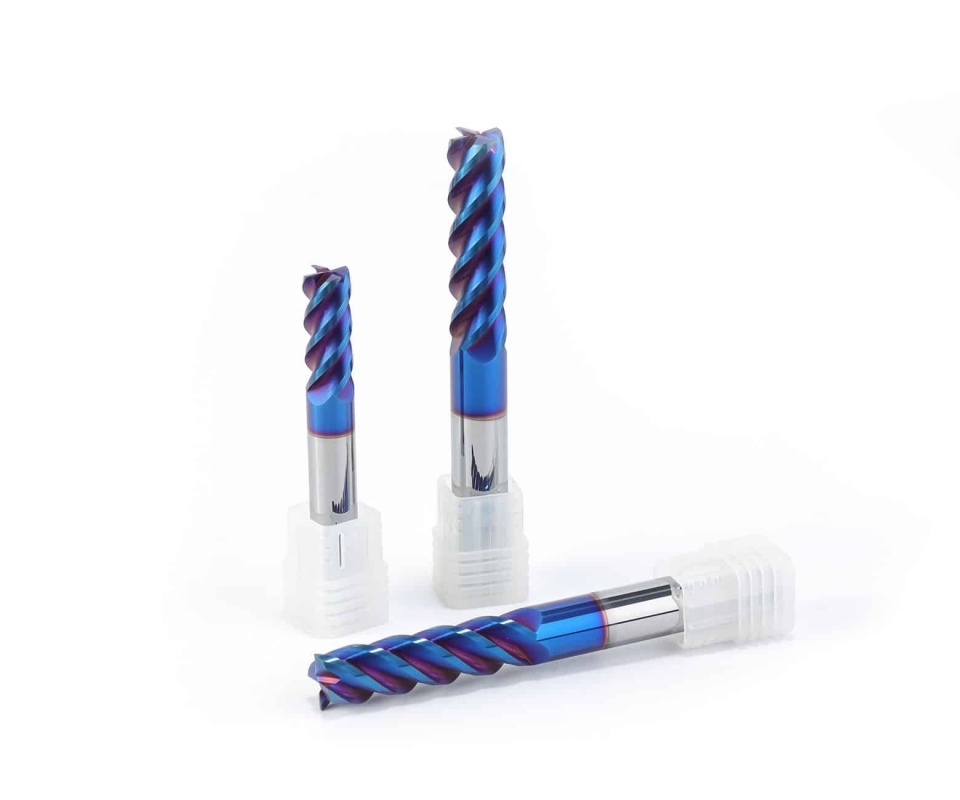 Фреза квадратная концевая из карбида 4 зуба HRC65