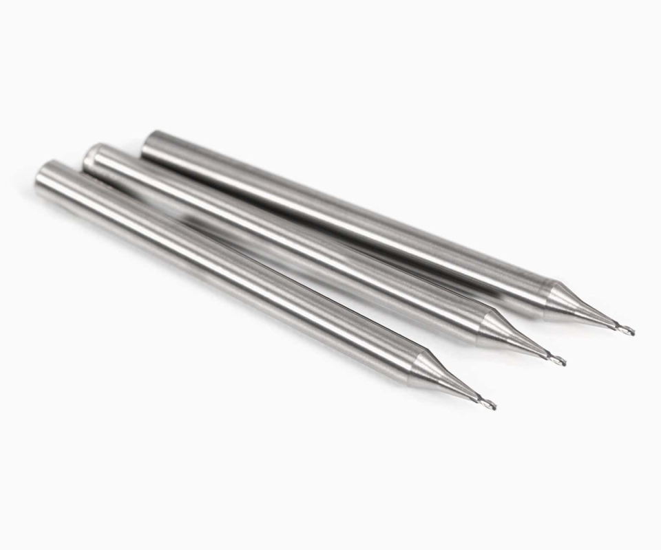 Фреза концевая фреза квадратного сечения микродиаметра для алюминия HRC60