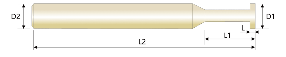 Фреза концевая для Т-образных пазов HRC55