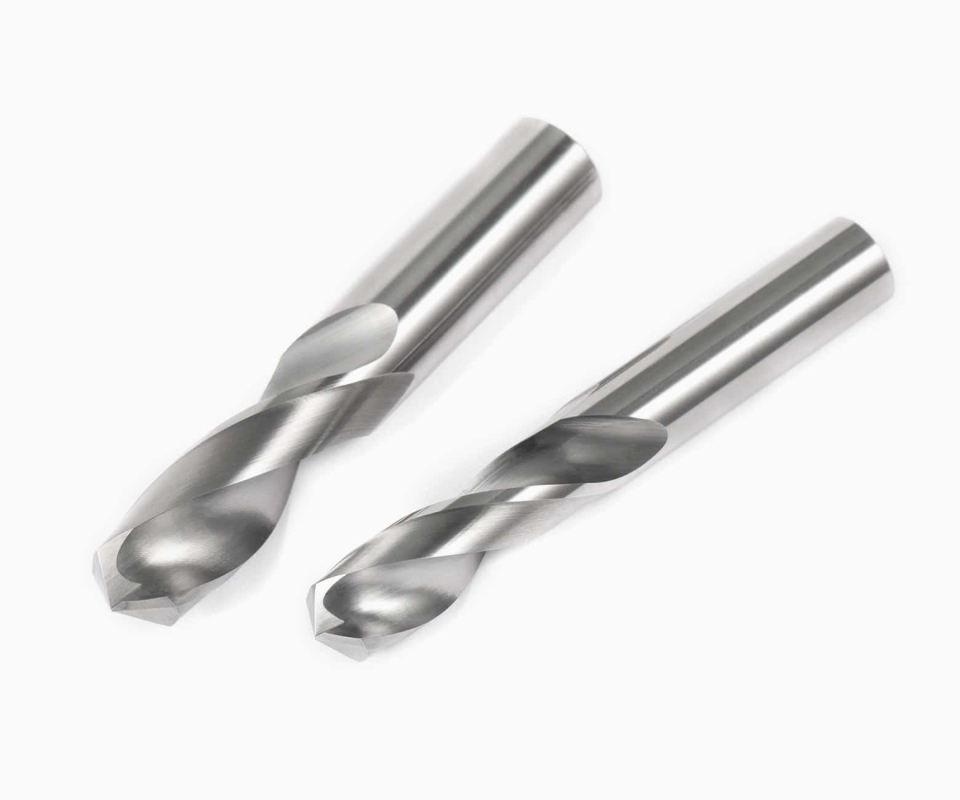 Сверло спиральное из карбида для алюминия HRC55