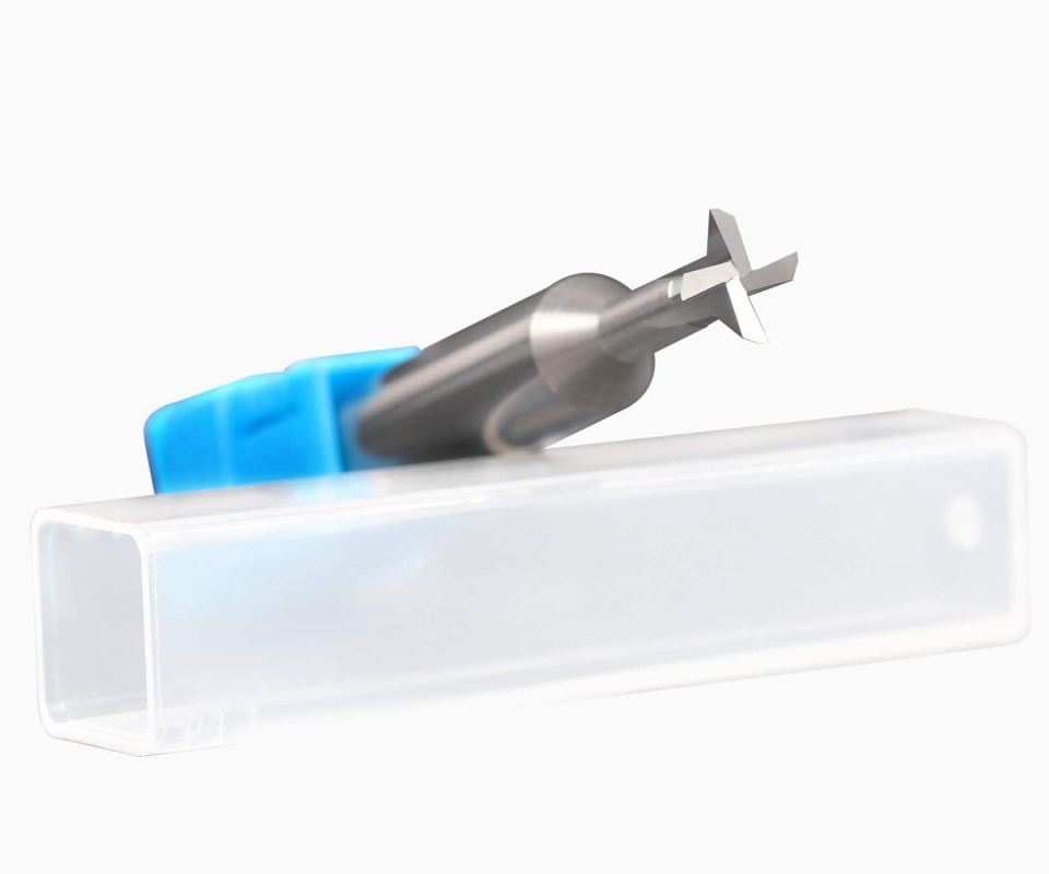 Фреза концевая "Ласточкин хвост" для алюминия HRC55