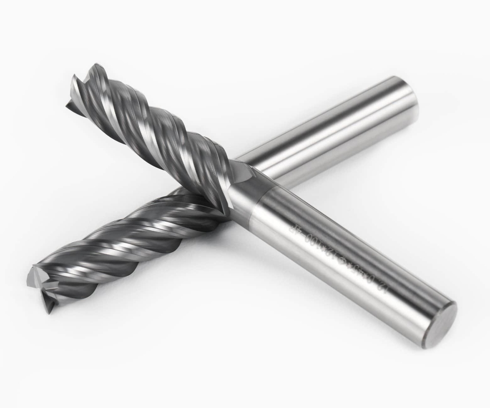 Твердосплавная торцевая фреза с квадратным сечением 4 фланца HRC 70