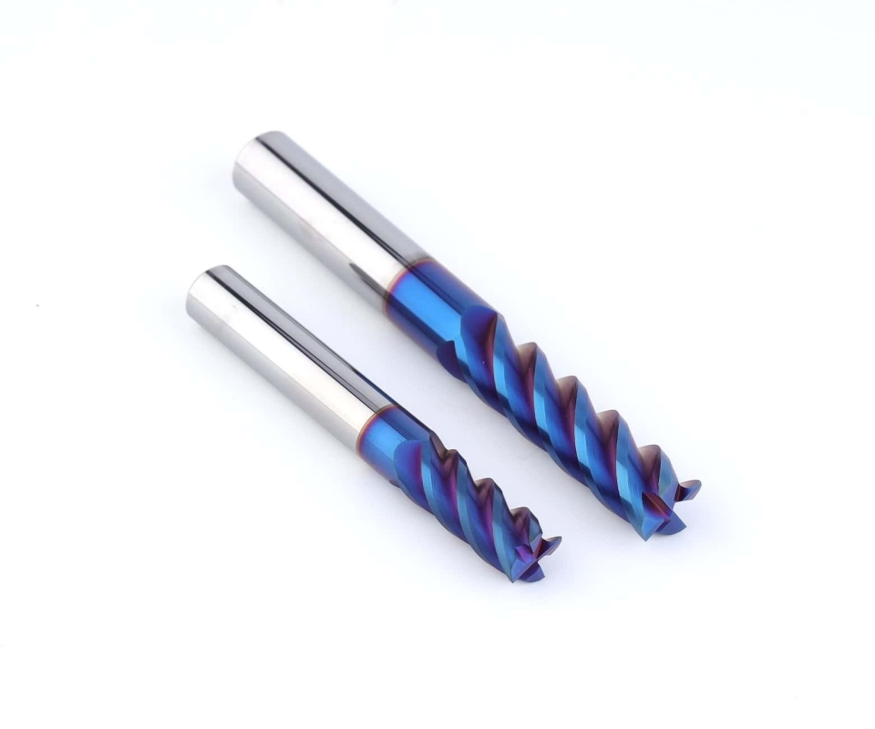 Фреза квадратная концевая из карбида 4 зуба HRC65