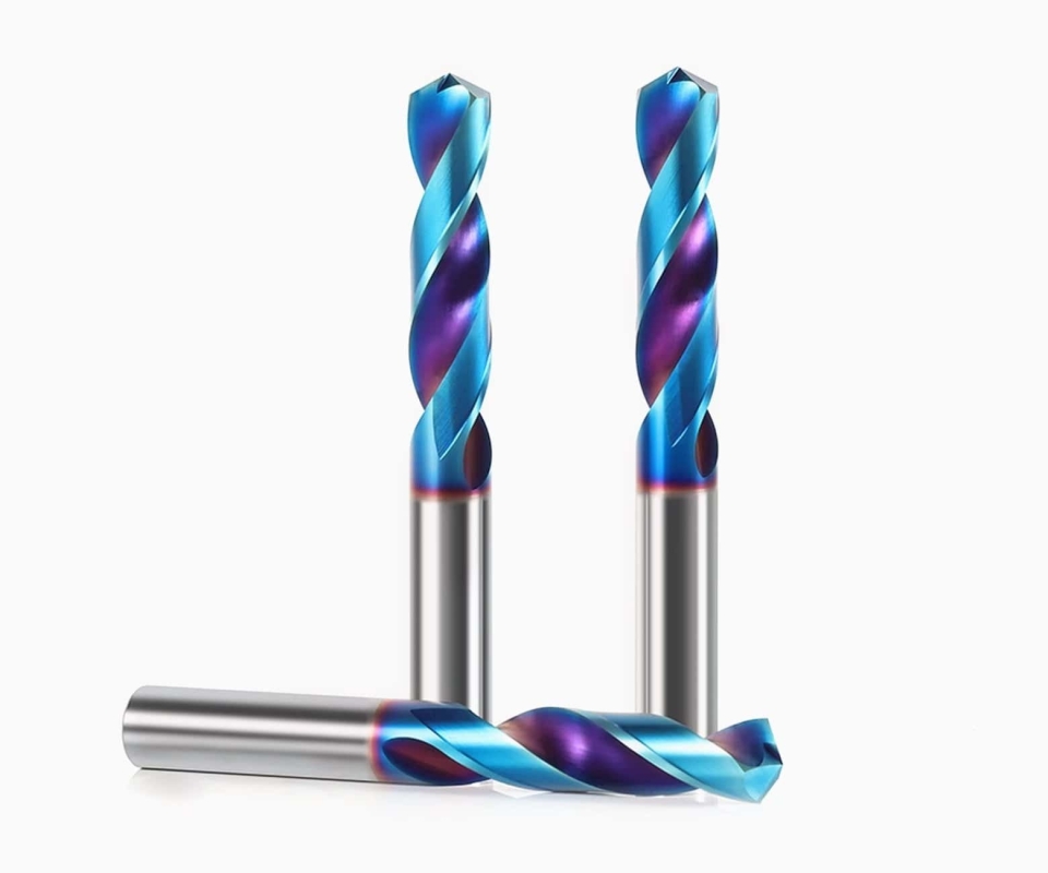 Сверло спиральное твердосплавное для стали HRC55