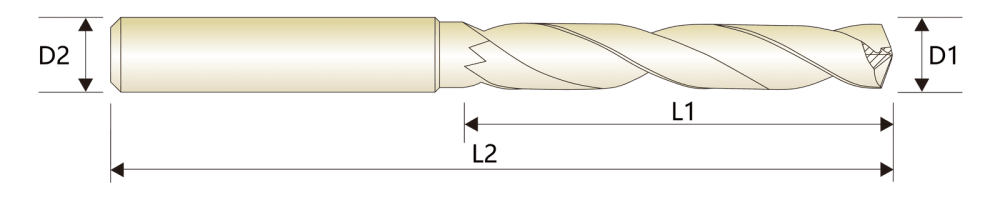 Сверло твердосплавное HRC55
