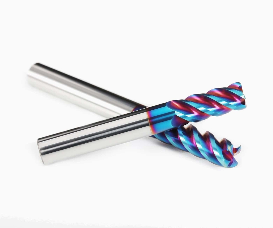 Фреза твердосплавная угловая радиусная концевая HRC65