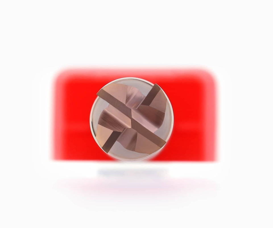 Фреза квадратная концевая фреза 2 зуба HRC55