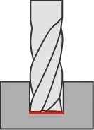 Фреза угловая радиусная концевая серии ST-U Variable Helix