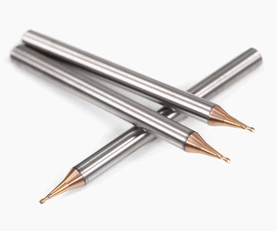 Фреза квадратная концевая микродиаметра HRC60