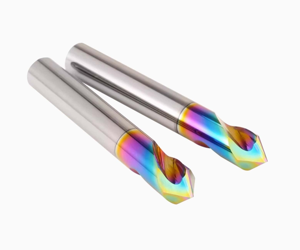 Сверло цветное центровочное из карбида для алюминия HRC55