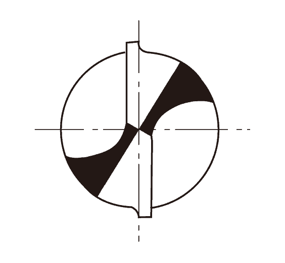 Сверло спиральное из карбида для алюминия HRC55