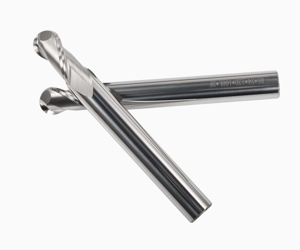 Фреза шаровая концевая для аллюминия HRC55