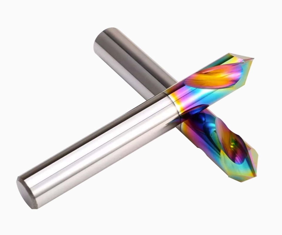 Сверло цветное центровочное из карбида для алюминия HRC55