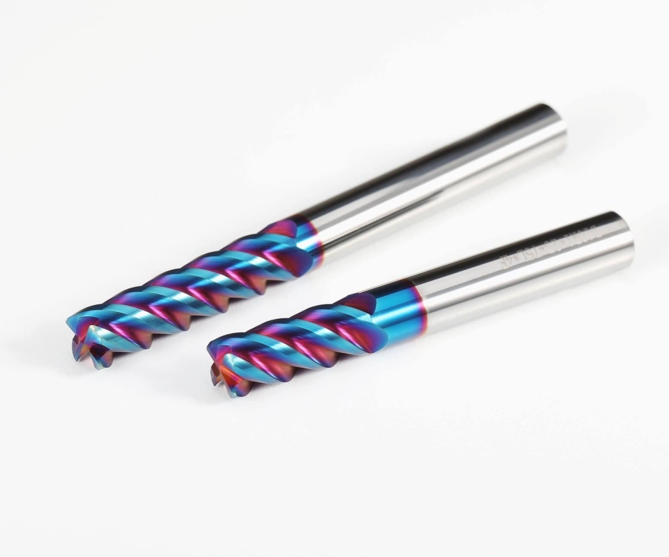 Фреза твердосплавная угловая радиусная концевая HRC65