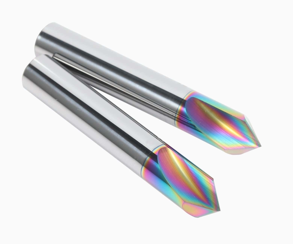 Фреза концевая цветная фасочная для алюминия HRC55