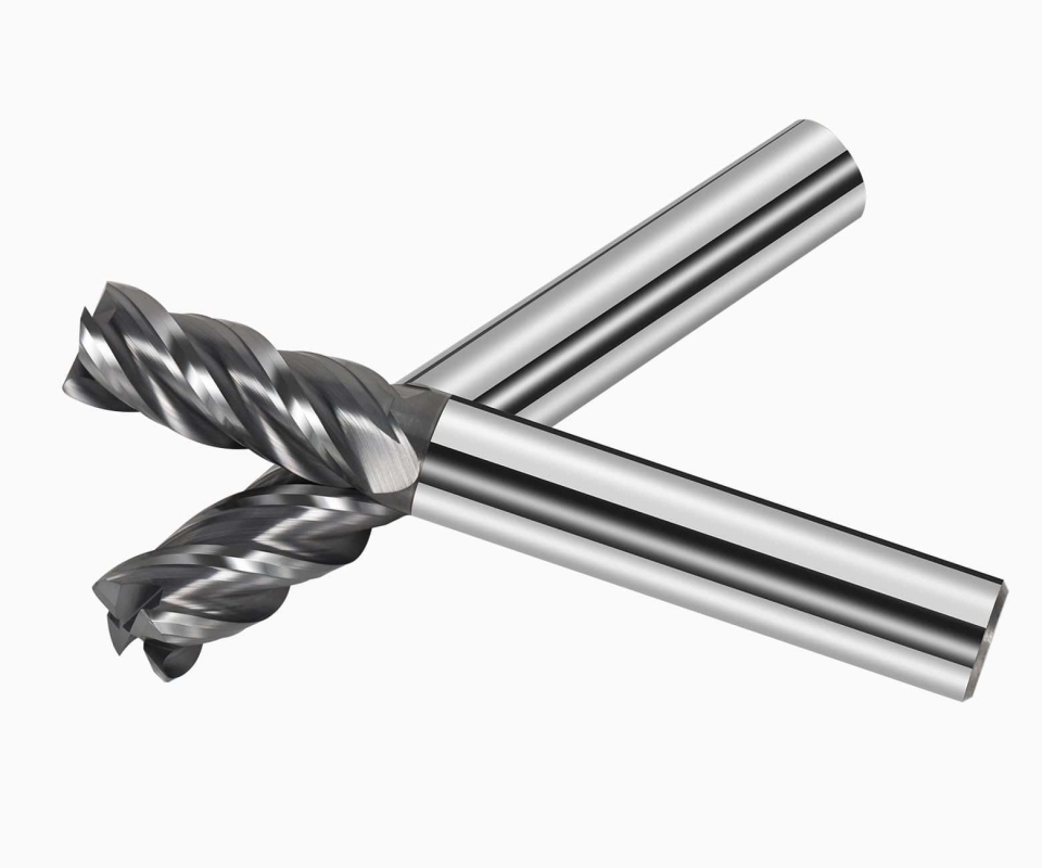 Фреза твердосплавная угловая радиусная концевая HRC 70