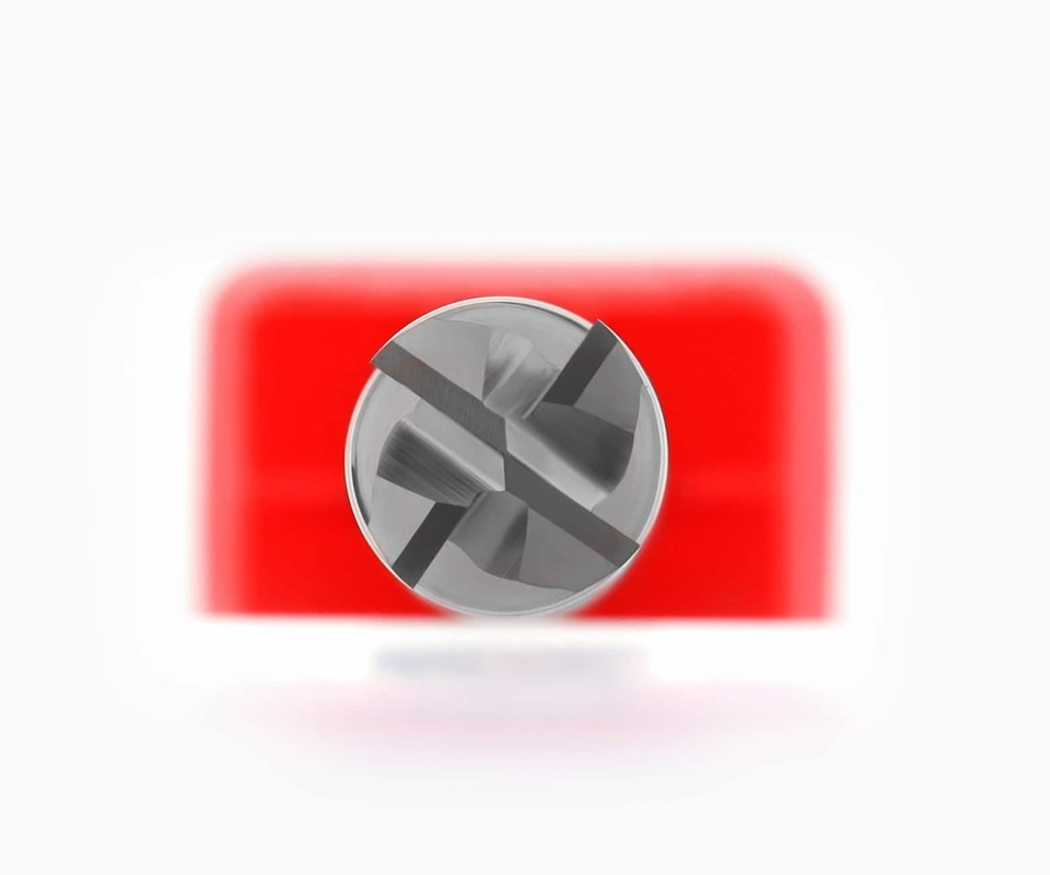 Фреза квадратная концевая 4 зуба HRC45