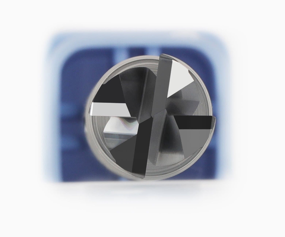 Фреза твердосплавная угловая радиусная концевая HRC 70