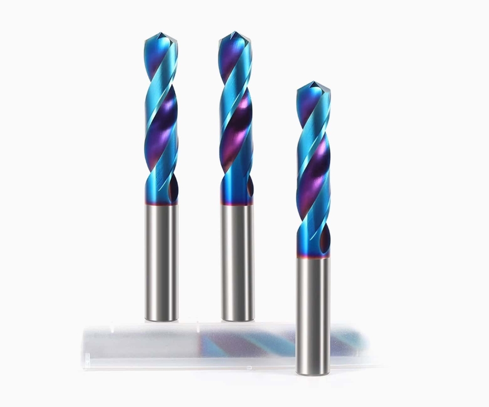 Сверло спиральное твердосплавное для стали HRC55