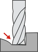 Фреза черновая по алюминию HRC55